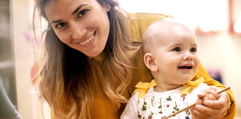 Breastfeeding and Child Care class image