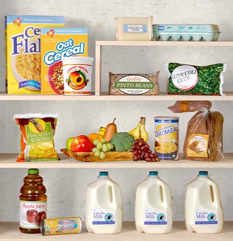 read below for food package contents